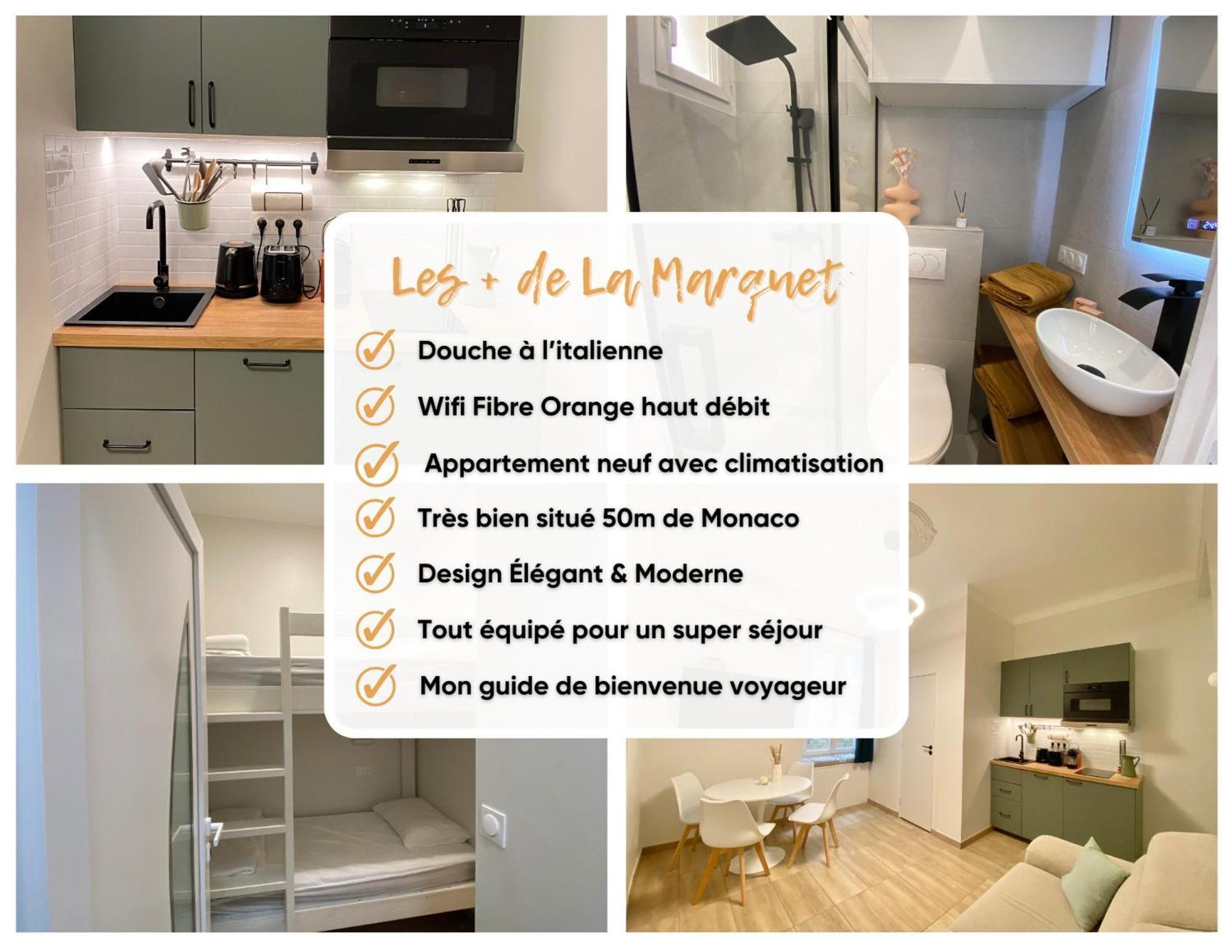 Appartements Neuf - Frontiere De Monaco - Clim - Wifi Cap-d’Ail Exterior foto