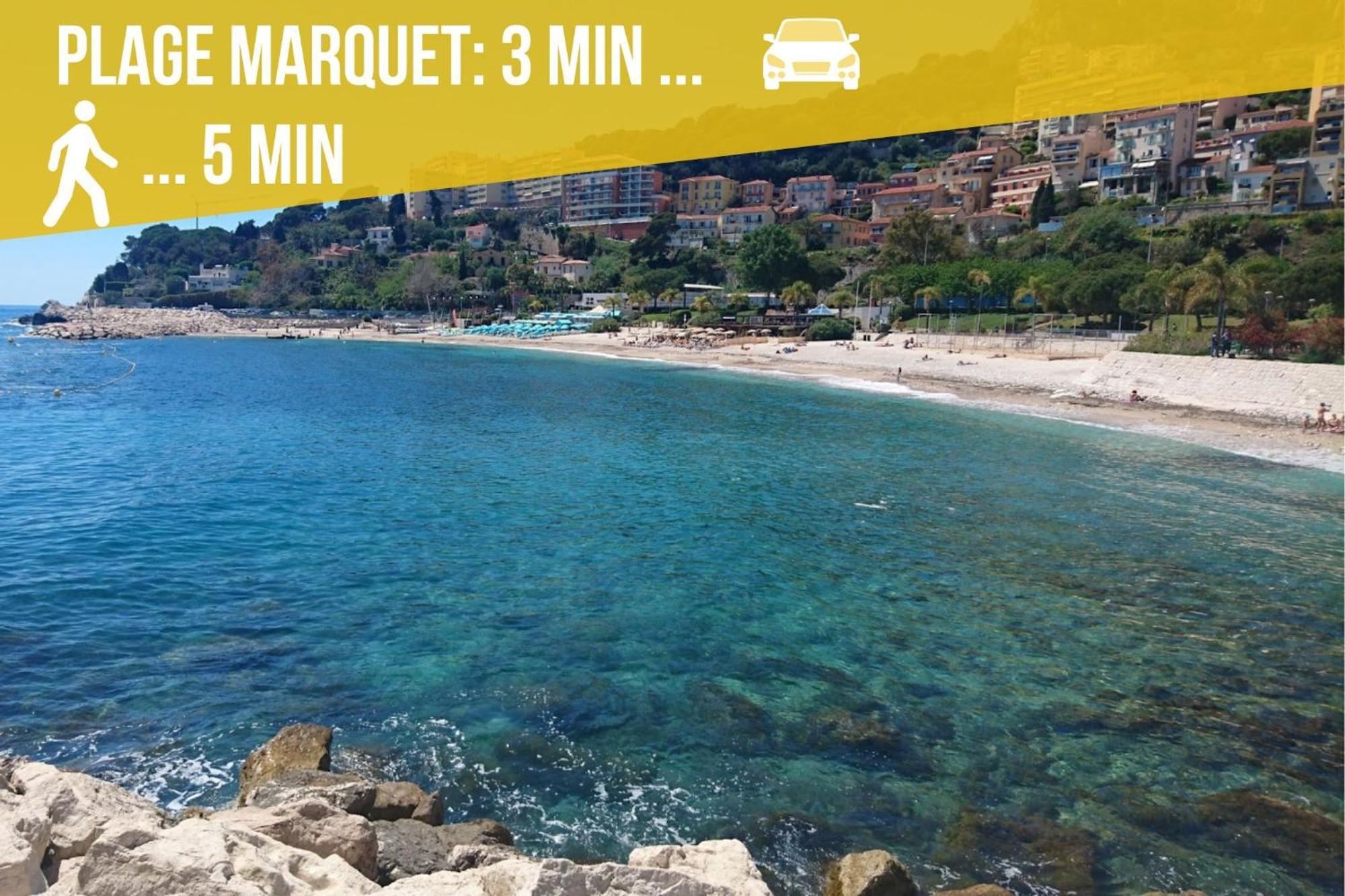 Appartements Neuf - Frontiere De Monaco - Clim - Wifi Cap-d’Ail Exterior foto